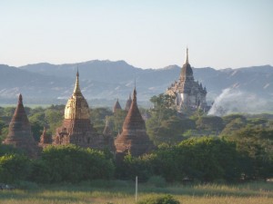Abendstimmung in Bagan