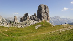 Blick auf die Cinque Torri